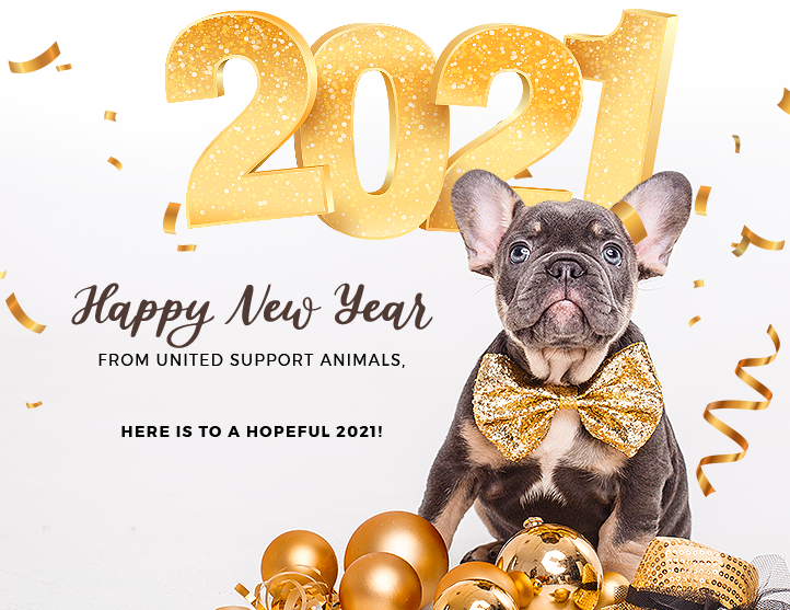Happy 2021 from United Support Animals